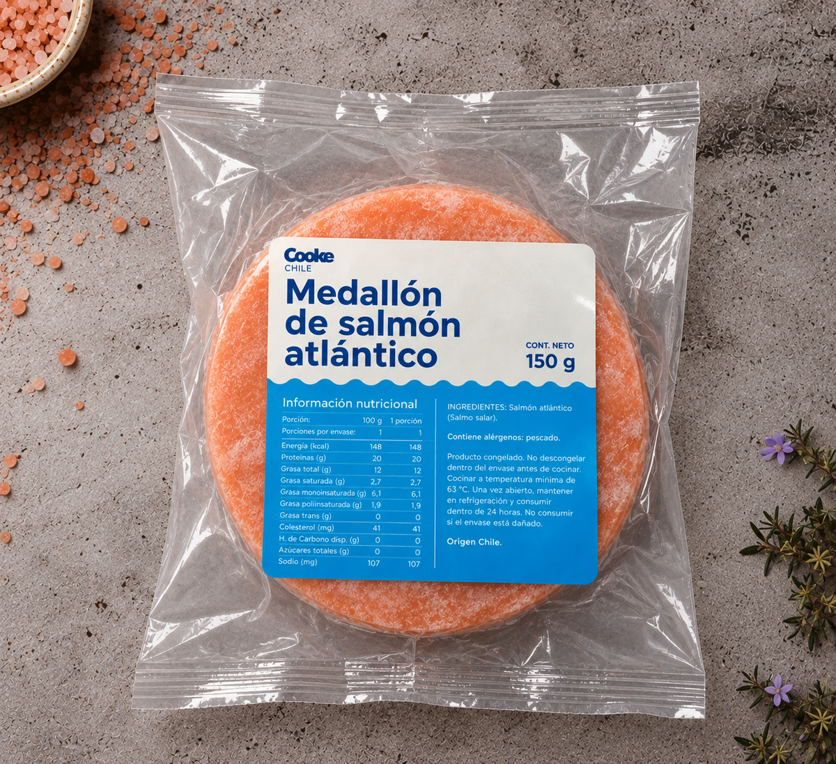 Medallón Salmón 150 Gr
